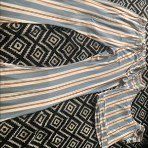 Crop top with matching bell bottom leggings